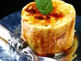 Receta Flan de canela, coco y mango con miel