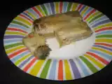 Receta Canelones de alcachofas y gambas