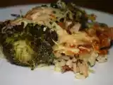 Receta Pastel de brócoli y arroz al queso.