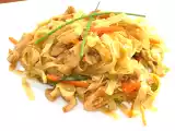 Receta Fideos chinos fritos con pollo