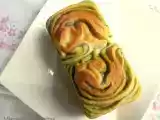 Receta Brioche jaspeado con matcha