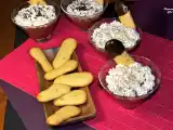 Receta Mousse de chocolate con lenguas de gato