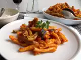 Receta Strozzapreti con salsa de berenjena