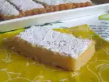 Receta Barritas de limón (lemon bars)