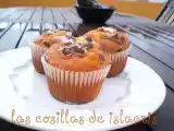 Receta Magdalenas de naranja con pepitas de chocolate