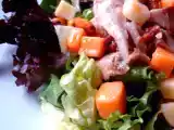 Receta Ensalada de pollo, queso y kikos