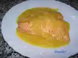 Receta Salmón en salsa de naranja