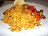 Receta Arroz y costillejas