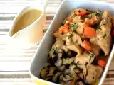 Receta Guiso de pollo a la antigua, receta francesa