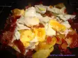 Receta Huevos rotos con jamón
