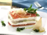 Receta Timbal de escalibada con philadelphia
