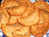 Receta Empanadillas de zamburiñas y de carne, y postre rico rico