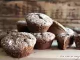 Receta Muffins de cacao, fresas y plátano