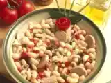 Receta Ensalada de judías blancas y butifarra