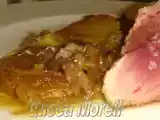 Receta Solomillo de cerdo ibérico con papas y cebolla confitada