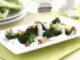 Receta Brocoli salteado con anacardos, cecina y philadelphia