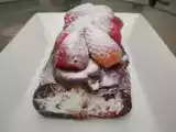 Receta Brazo de chocolate con fresas y nata