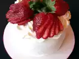 Receta Tarta de nata y fresas