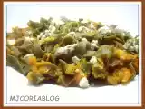Receta Tallarines wakame con calabaza, nueces y gorgonzola