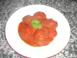 Receta Albóndigas con tomate y orégano