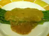 Receta Espárragos gratinados a la crema de almendra
