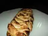 Receta Trenza de hojaldre con manzana y nueces.
