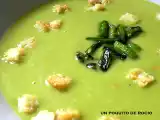 Receta Crema de espárragos y puerro