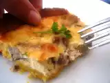 Receta Quiche de maíz con gírgola y bacon