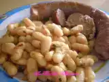 Receta Mongetes amb botifarra/ alubias con butifarra