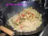 Receta Fideos de arroz al curry