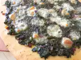 Receta Pizza con espinacas según marcela