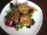 Receta Tortillitas individuales de morcilla y pera