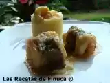 Receta Rollitos de lenguado rellenos de langostino