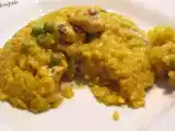 Receta Arroz con pollo y guisantes....rápido y sencillo