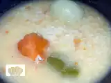 Receta Sopa de arroz. receta de sobras.