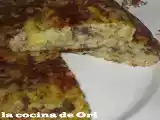 Receta Tortilla de patata con morcilla