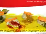 Receta Pechugas de codorniz en escabeche de zanahoria y sus especias. receta de ferrán adriá
