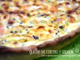 Receta Quiche tzatziki y salmón