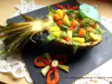 Receta Ensalada tropical en piña natural