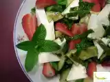 Receta Ensalada con aguacate, fresas y queso fresco