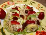 Receta Ensalada de arroz, fresas y aguacate