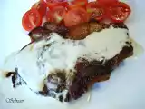 Receta Carne de buey con salsa de queso azul (thermomix)
