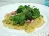 Receta Carpaccio de gambón con vinagreta de mandarina