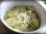 Receta Patatas en salsa verde con pescadilla