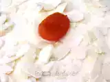 Receta Tarta de merengue francés de almendras relleno de mascarpone, crema y albaricoques