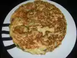 Receta Tortilla de calabacín y queso.