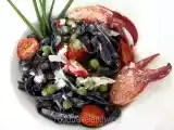 Receta Pasta nero di seppia con salsa de champana y bogavante