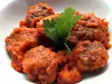 Receta Albóndigas de caballa en salsa de tomate