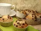 Receta Muffins de pepitas de chocolate del lidl( batidora y horno tradicional)