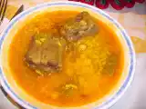 Receta Arroz meloso de rabo de toro y cardo